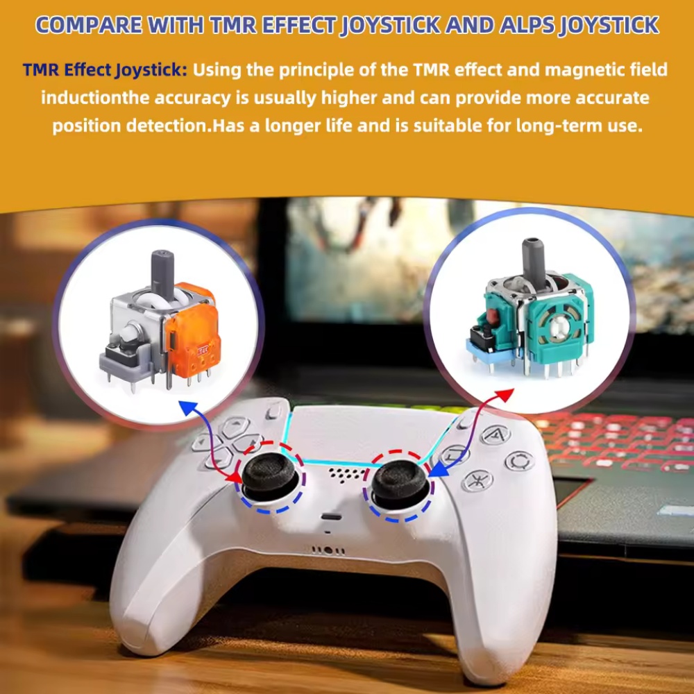 2-10Pcs Replacement TMR Effect - Gaming Console Tv Stick 评论和价格