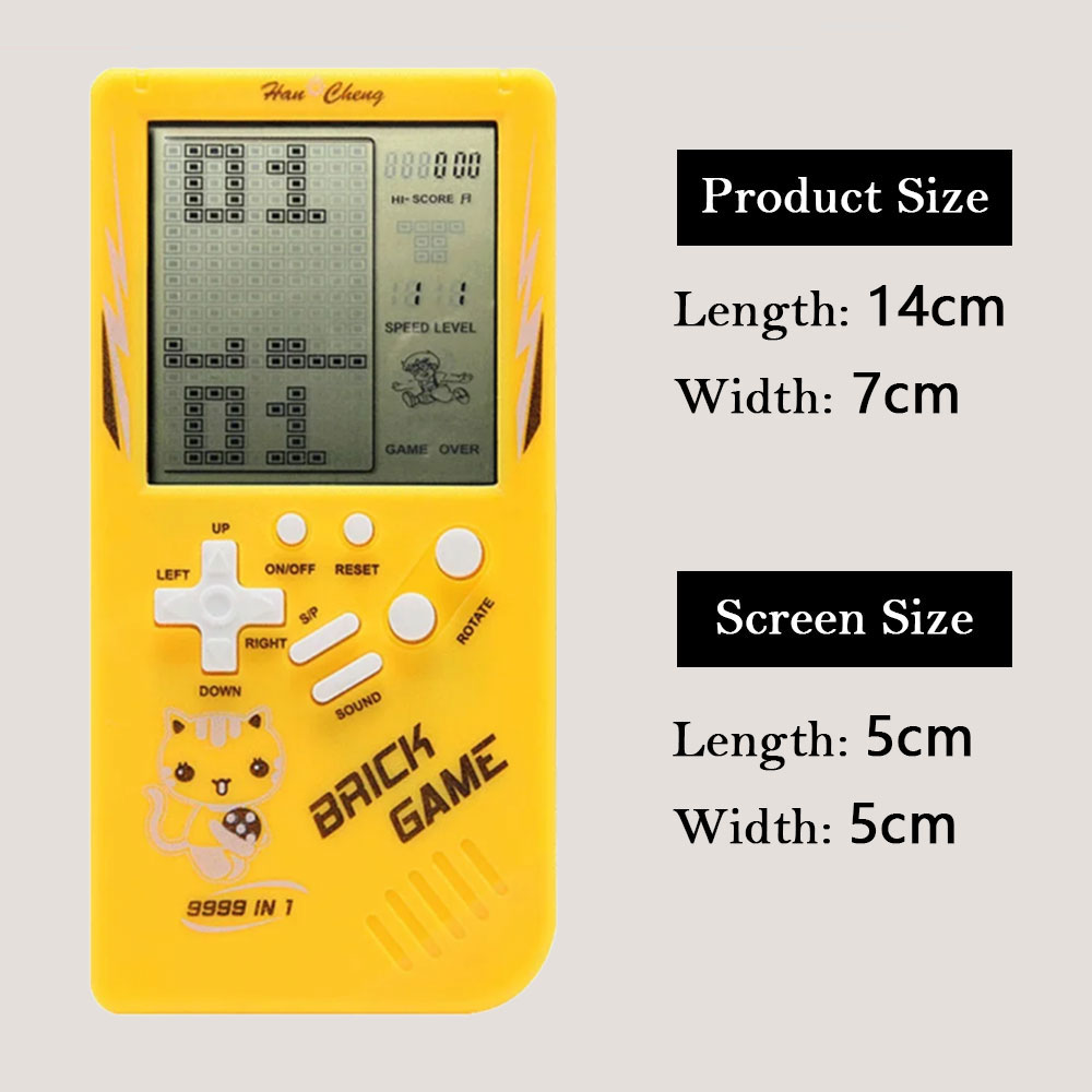 Portable Brick Game Retro Hand - Gaming Console Design 评论和价格