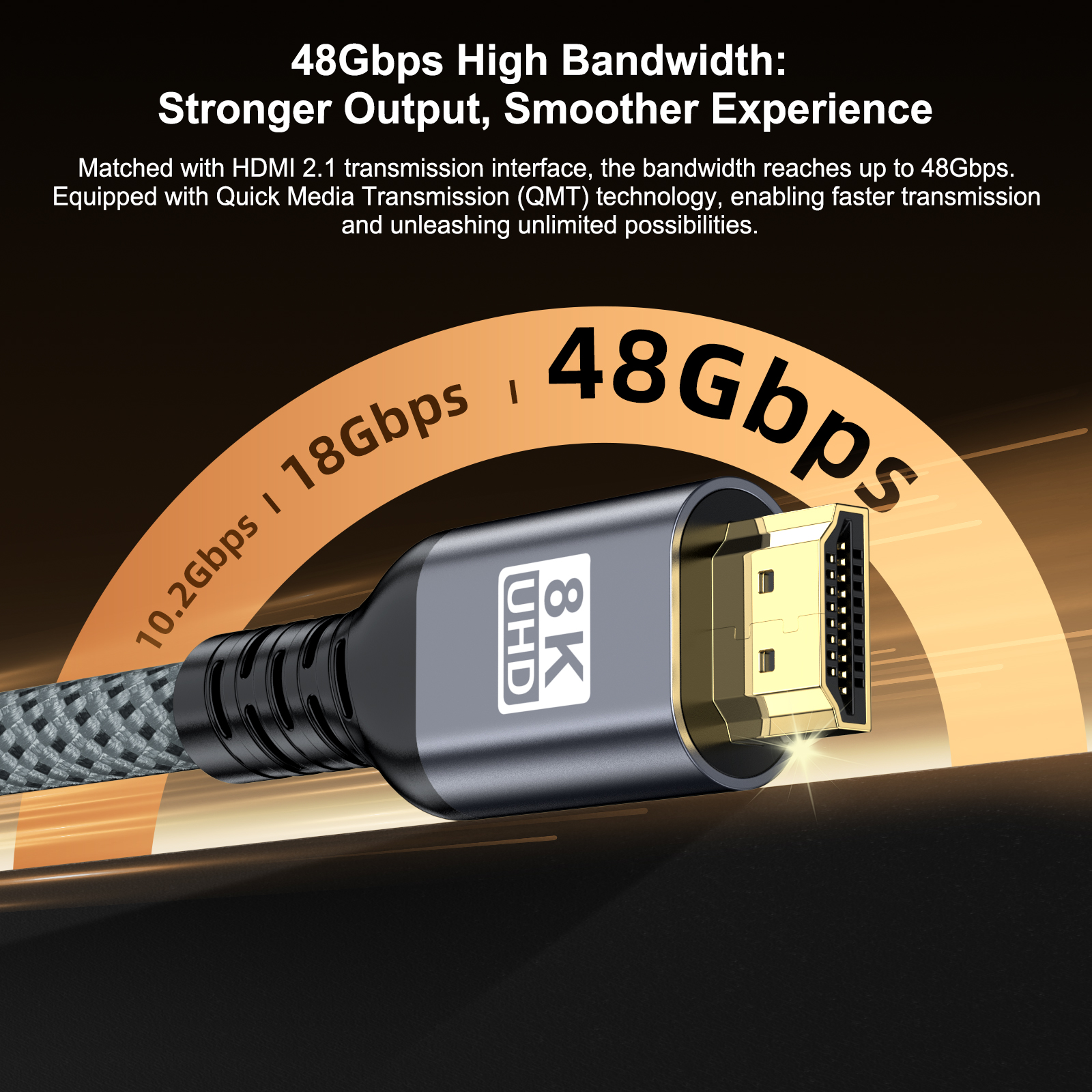 HDMI 2.1 Cable  8K 60Hz 4K 240 - Hdmi Cable 2.1 评论和价格