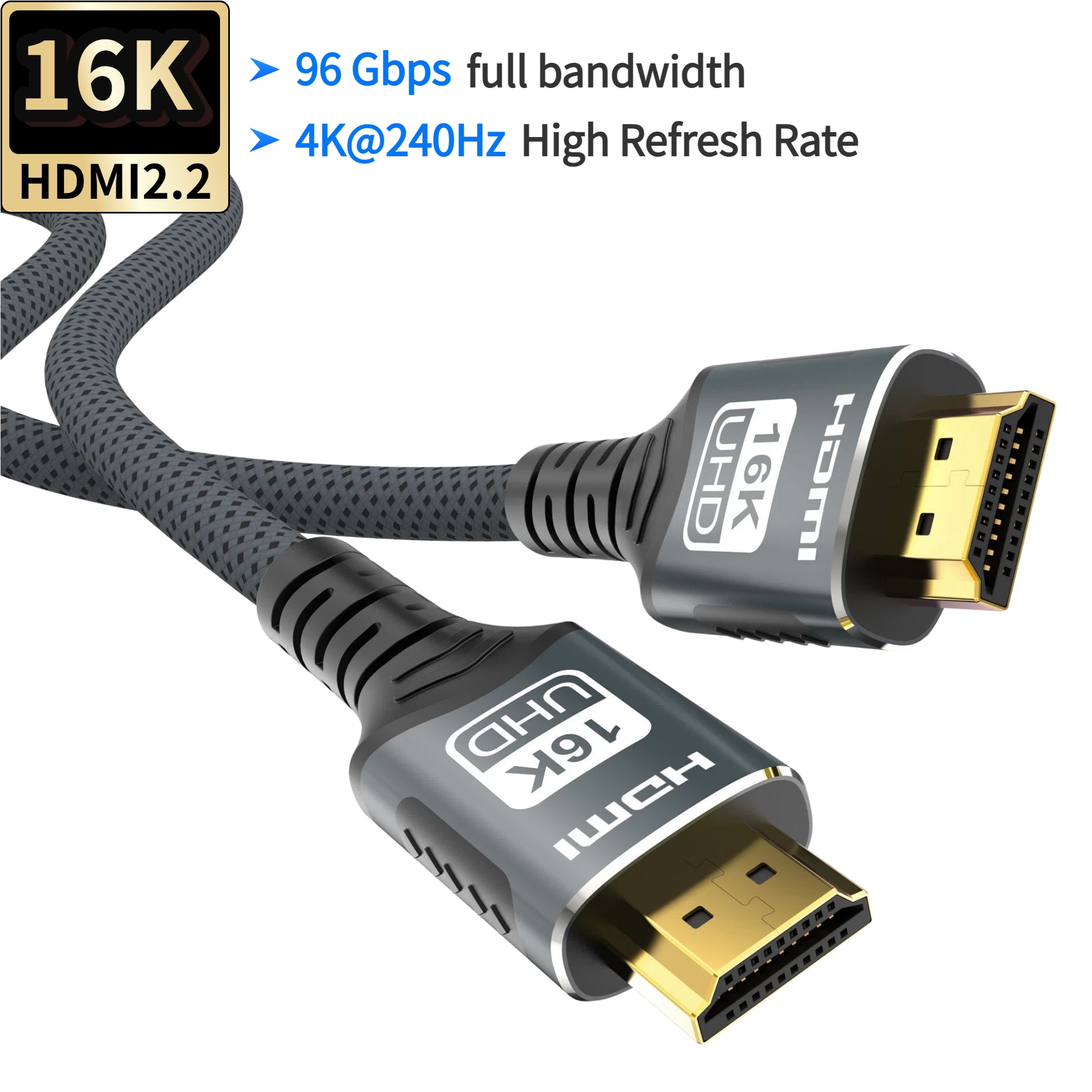 16K HDMI 2.2 Cable 96Gbps High - Hdmi Cable 2.1 评论和价格