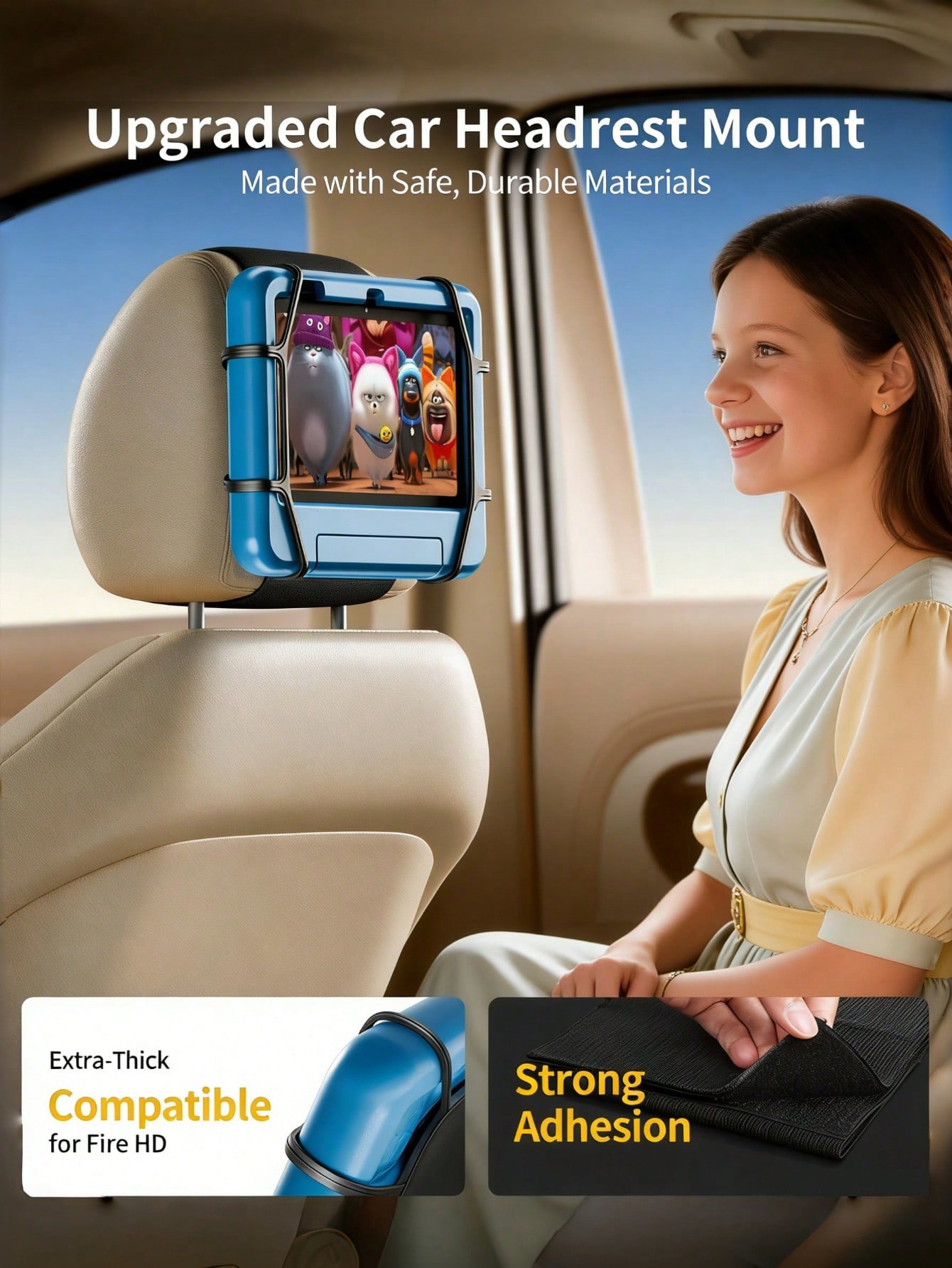 Car Headrest Tablet Holder – 3 - Gaming Console Ipad 评论和价格