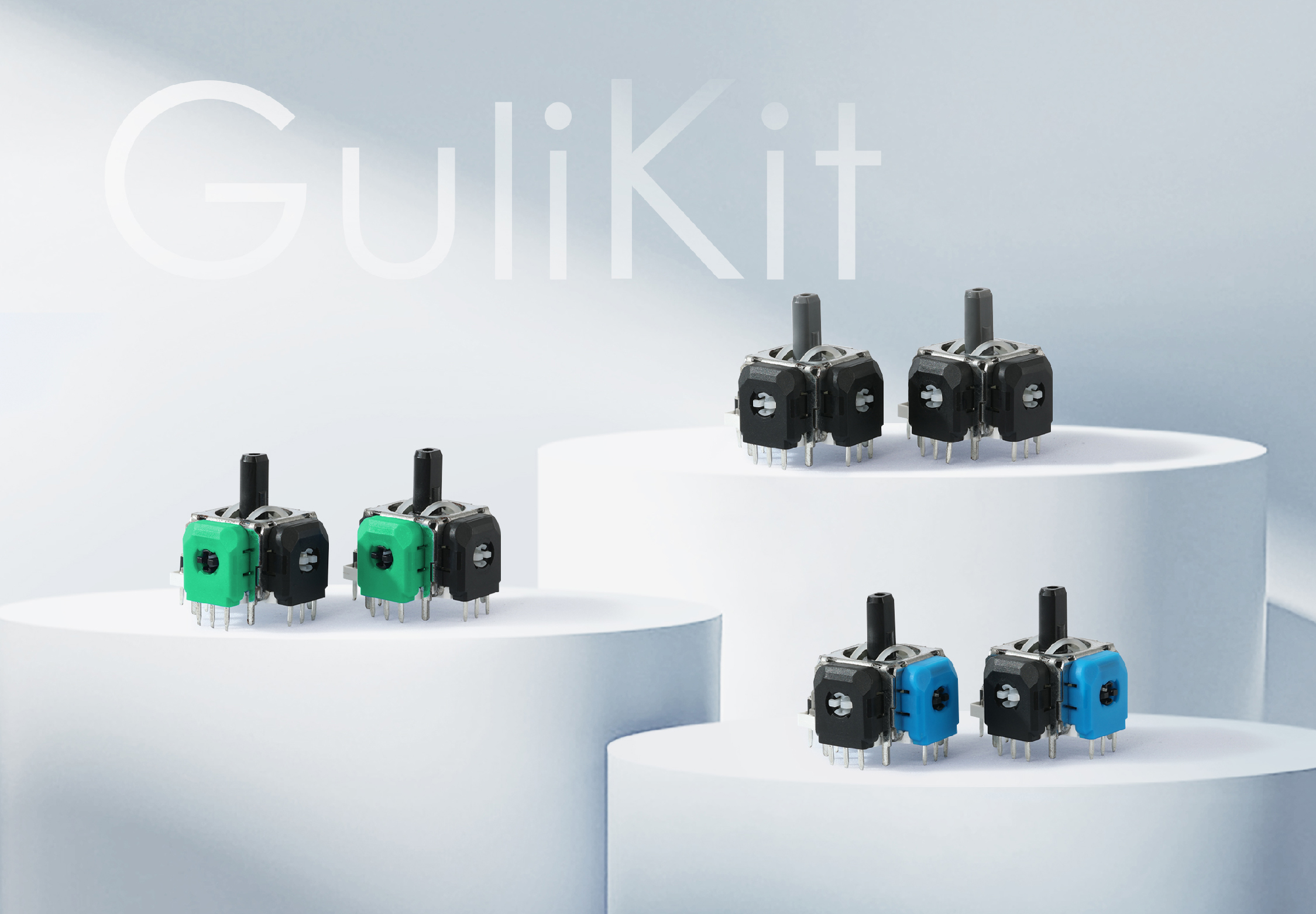 10 Pairs GuliKit TMR Joystick  - Gaming Console Tv Stick 评论和价格