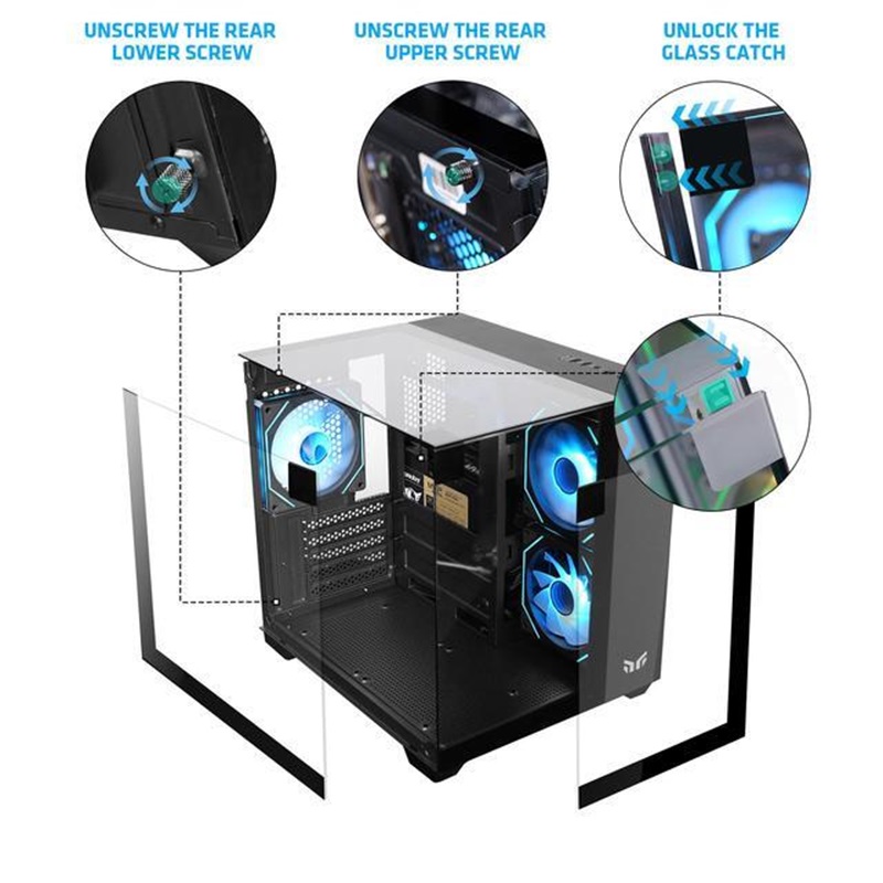 Yeah Magic Cube MATX High-Styl - Gaming Console Table 评论和价格