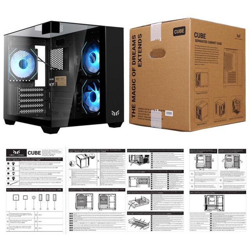 Yeah Magic Cube MATX High-Styl - Gaming Console Table 评论和价格