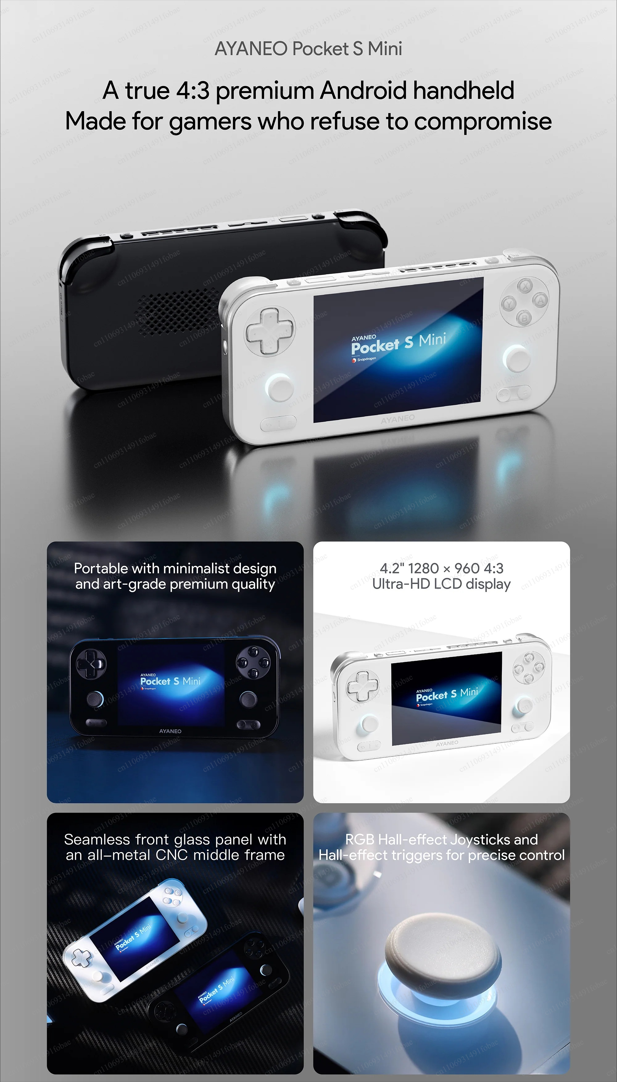 AYANEO Pocket S Mini Retro Han - Gaming Console Table 评论和价格