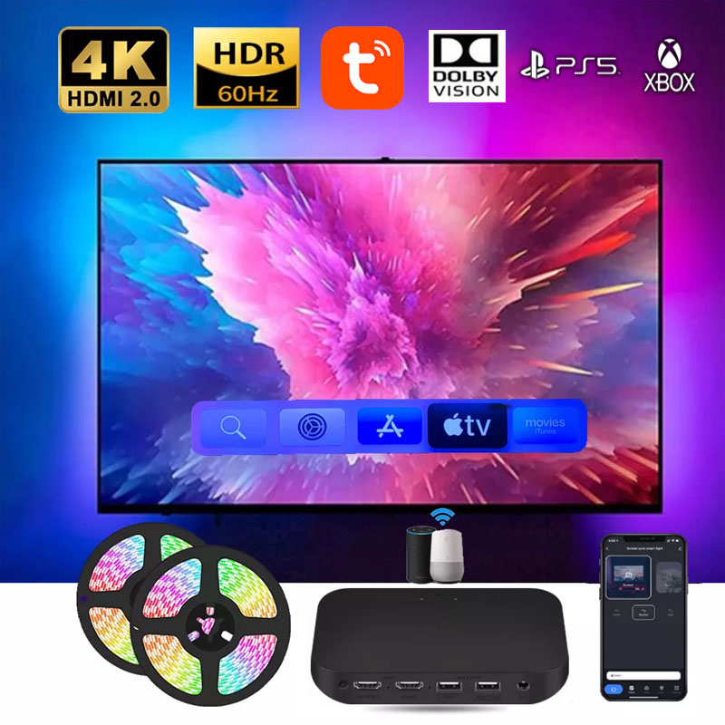 Smart Ambient TV Led Backlight - Hdmi Cable 2.1 评论和价格