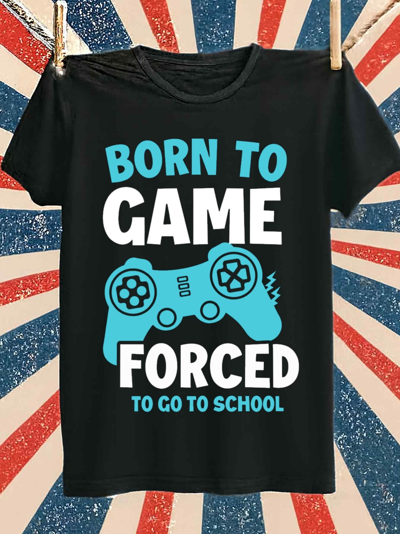 Born to Game Men's Gaming T-Sh - Gaming Console Years 评论和价格