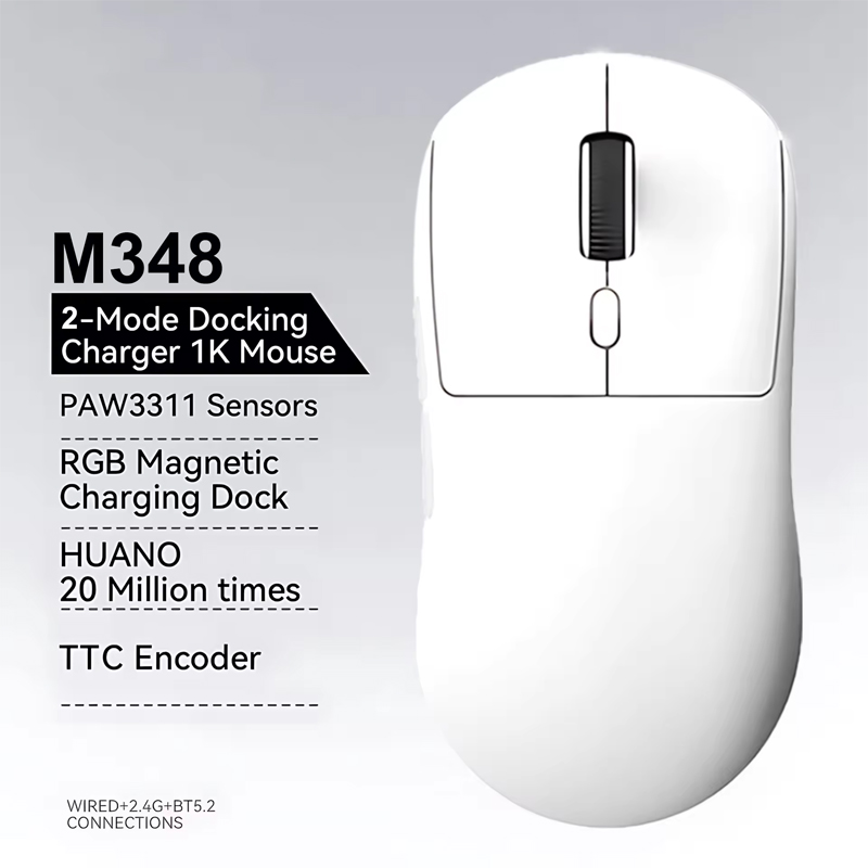 M348 2.4G Wireless Mouse Recha - Gaming Console Ipad 评论和价格