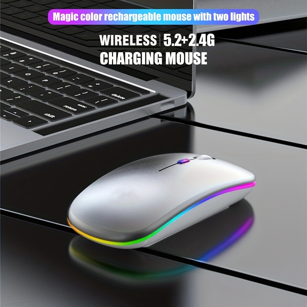 Wireless Bluetooth Mouse 2.4G  - Gaming Console Ipad 评论和价格