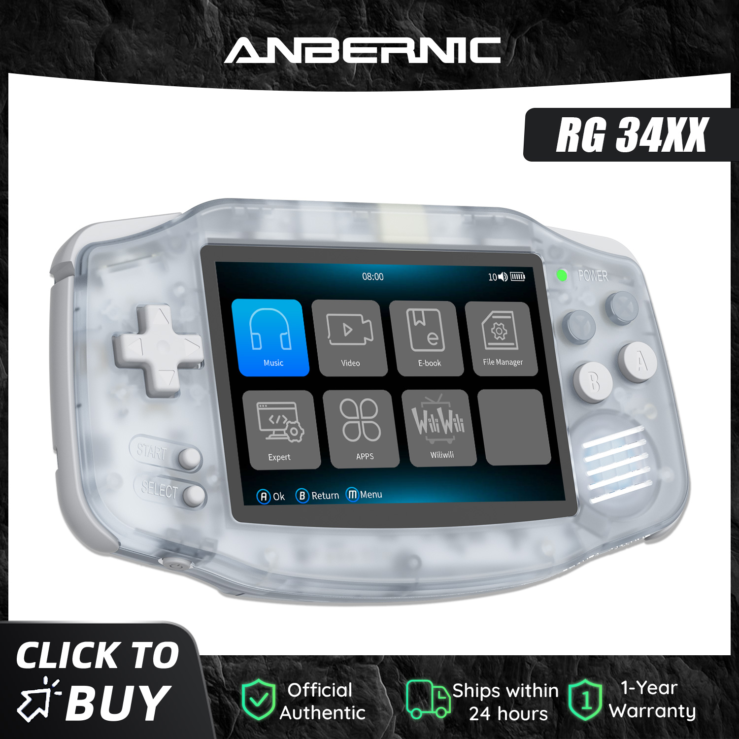 Anbernic NEW RG34XX Retro Game - Gaming Console Years 评论和价格