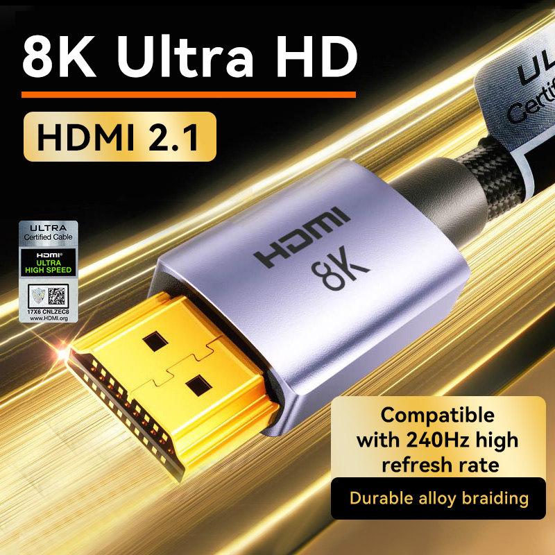 Llano 8K HDMI 2.1 Cable 8K/60H - Hdmi Cable 2.1 评论和价格