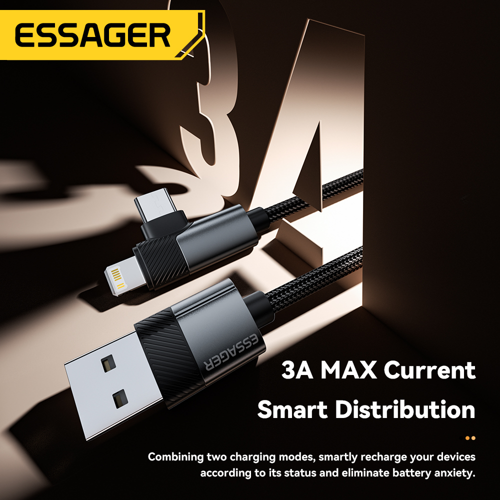 Essager 2-in-1 Right Angle Cab - Gaming Console Ipad 评论和价格