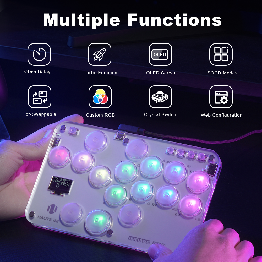 Haute42 Arcade Joystick Hitbox - Gaming Console Tv Stick 评论和价格