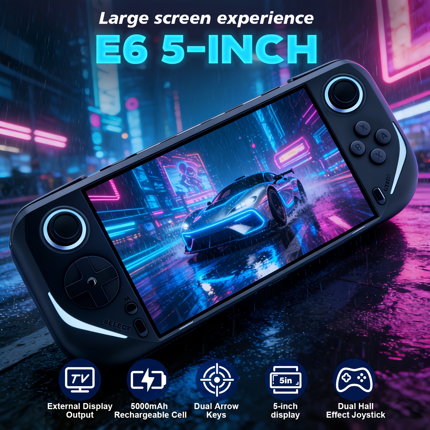 E6 Handheld Game Console — Por - Gaming Console Design 评论和价格