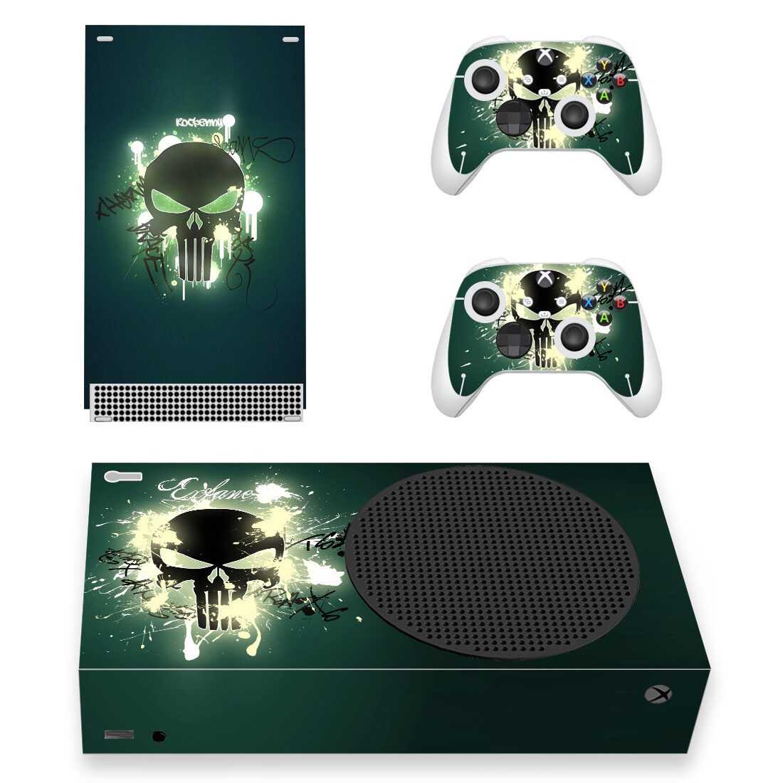 Skull Design Skin Sticker Deca - Gaming Console Xbox Series S 评论和价格