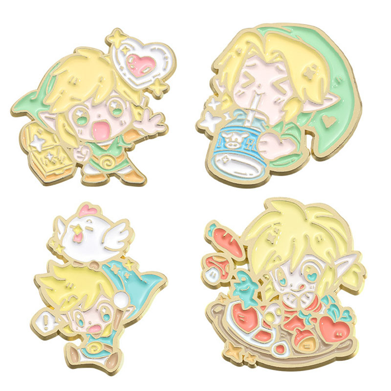Adventure Game Badges Enamel P - Gaming Console Zelda 评论和价格