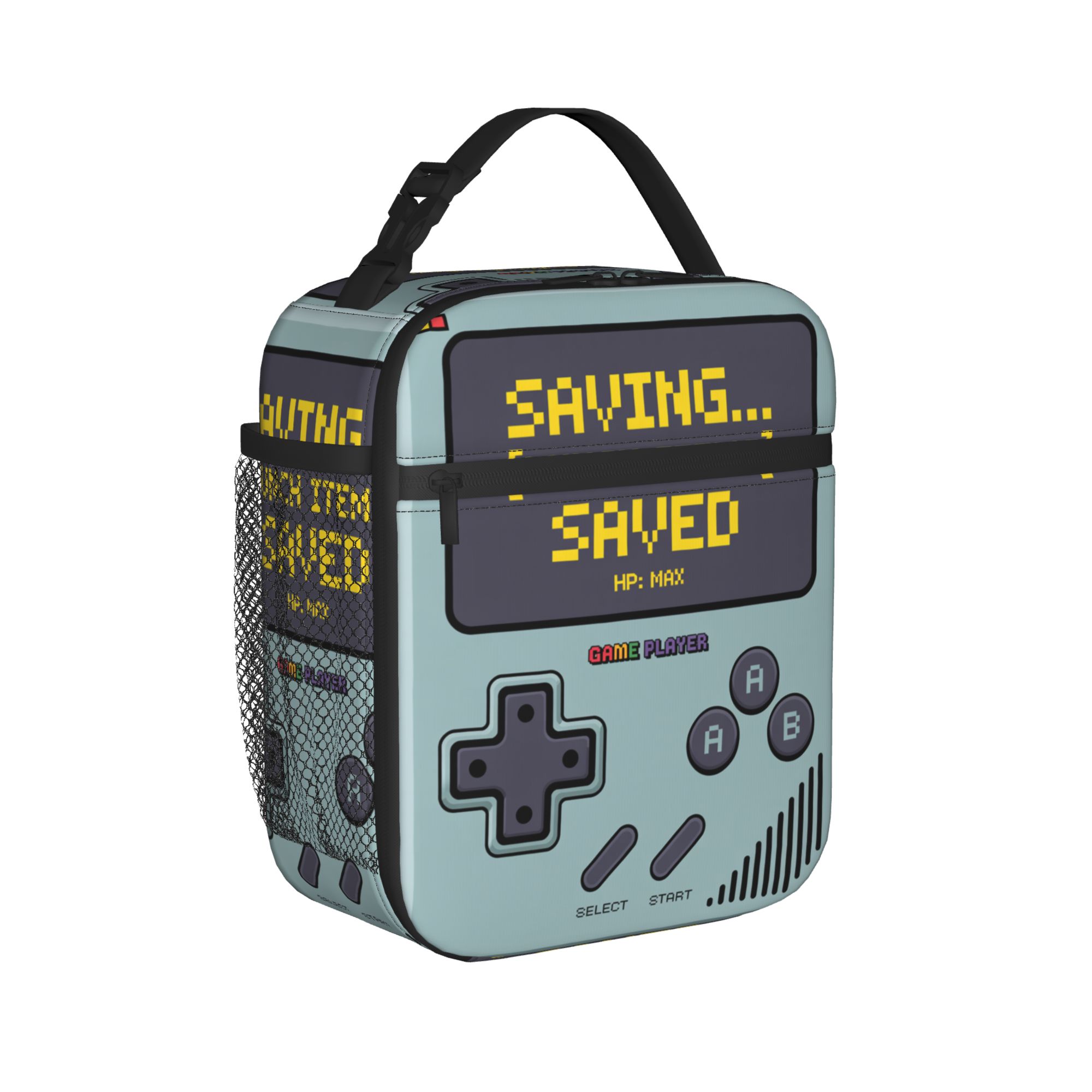 Retro Video Game Lunch Bag for - Gaming Console Design 评论和价格